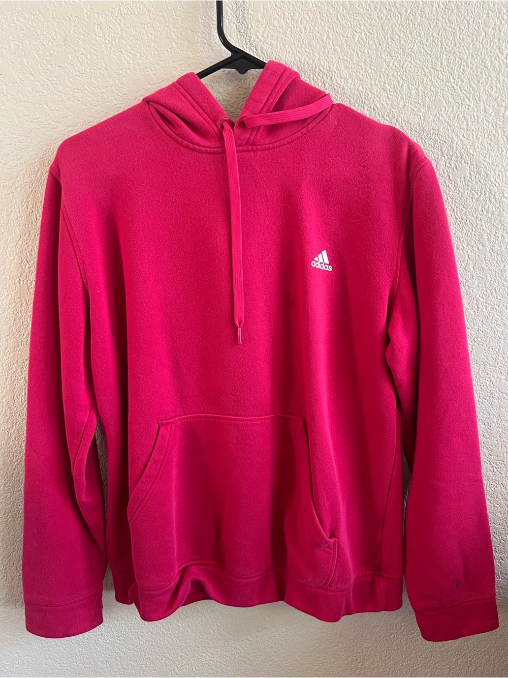 adidas red Pullover Hoodie